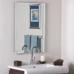 Decor Wonderland Frameless Beveled Kinana Mirror 7 Decor Wonderland Frameless Beveled Kinana Mirror -Laural Home Shop d9d168fe0660a656 9522 w800 h800 b0 p0