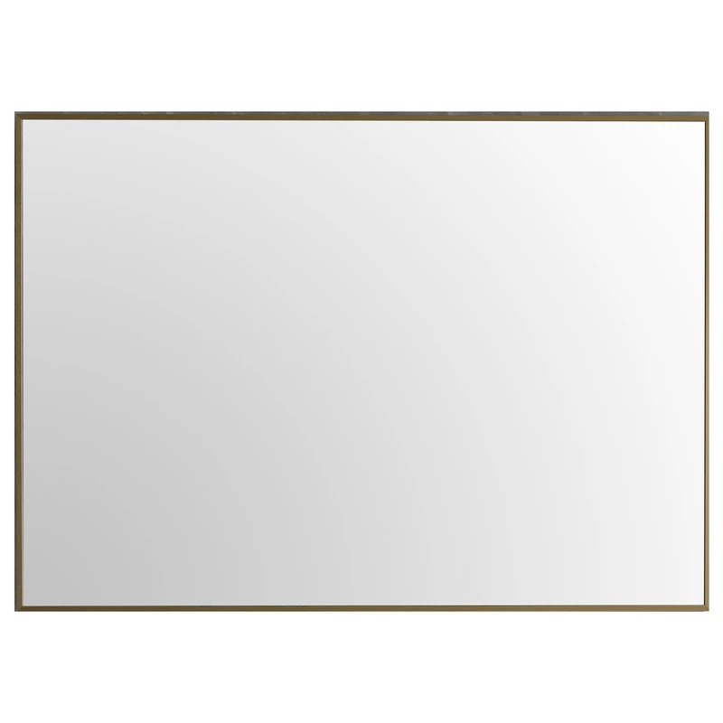 Eviva LLC EVIVA Gold 42x30" Modern Framed Bathroom Mirror 3 Eviva LLC EVIVA Gold 42x30" Modern Framed Bathroom Mirror