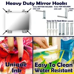 Designart Purple Bloom 2 Traditional Frameless Oval Or Round Bathroom Mirror, 24 12 Designart Purple Bloom 2 Traditional Frameless Oval Or Round Bathroom Mirror, 24 -Laural Home Shop da519d570334d045 8623 w800 h800 b0 p0