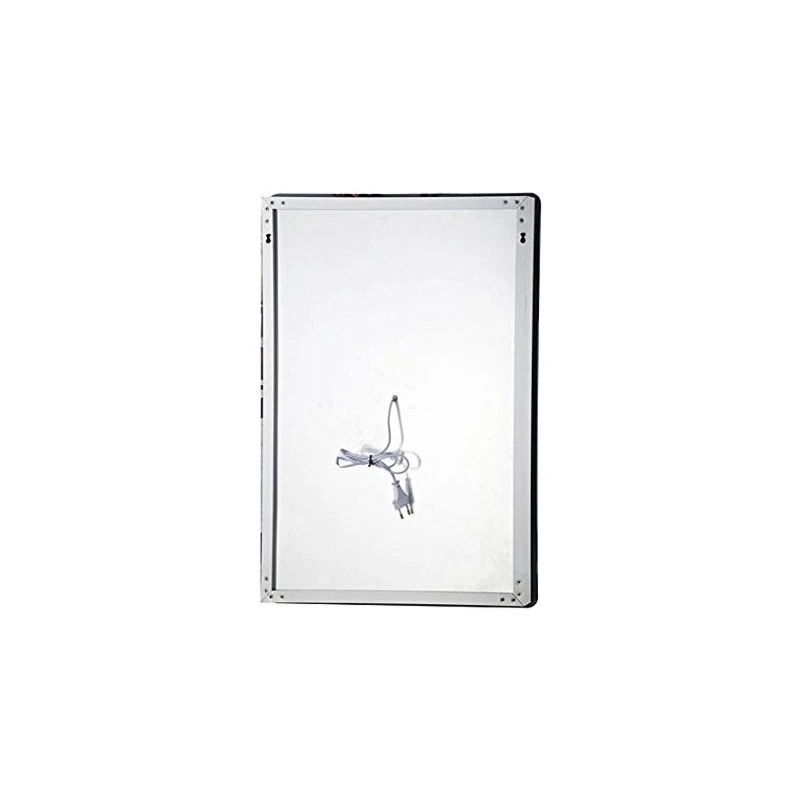 Aosom HomCom Vertical 28" LED Illuminated Bathroom Wall Mirror, Outline LEDs 6 Aosom HomCom Vertical 28" LED Illuminated Bathroom Wall Mirror, Outline LEDs - Image 4