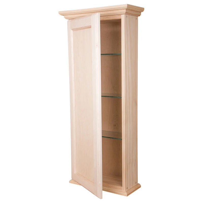 Timber Tree Cabinets Lexington On The Wall Unfinished Cabinet 37.5h X 15.5w X 4.25d 4 Timber Tree Cabinets Lexington On The Wall Unfinished Cabinet 37.5h X 15.5w X 4.25d - Image 2
