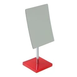 Nameeks Square Magnifying Mirror With Red Base -Laural Home Shop dbe1402f0357c38e 6524 w800 h800 b1 p0