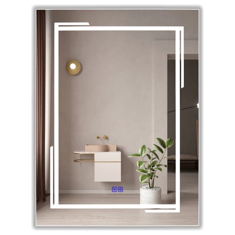 CHLOE Lighting, Inc. CHLOE Lighting LUMINOSITY Rectangular TouchScreen LED Mirror 4 CHLOE Lighting, Inc. CHLOE Lighting LUMINOSITY Rectangular TouchScreen LED Mirror - Image 2