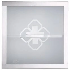 Renovators Supply Manufacturing Mini Wall Mount Medicine Cabinet 11.8" Square Chest Stainless Steel Double Shelf -Laural Home Shop dd31c6d20b58c529 6586 w800 h800 b1 p0