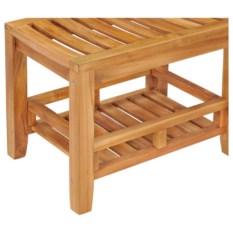 Chic Teak Inc. Teak Wood Bahama Shower Stool, 23" 7 Chic Teak Inc. Teak Wood Bahama Shower Stool, 23" - Image 5