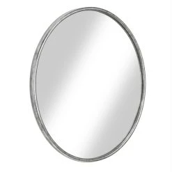 Martin Svensson Home Modern Round 30-inch Mirror, Antique Pewter -Laural Home Shop ddb1cc9f01b74896 5361 w800 h800 b0 p0