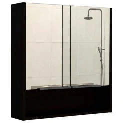 FM FURNITURE Ozark 24" Medicine Cabinet With Mirror, Black Wengue 13 FM FURNITURE Ozark 24" Medicine Cabinet With Mirror, Black Wengue -Laural Home Shop de51121503650d4e 7924 w800 h800 b1 p0