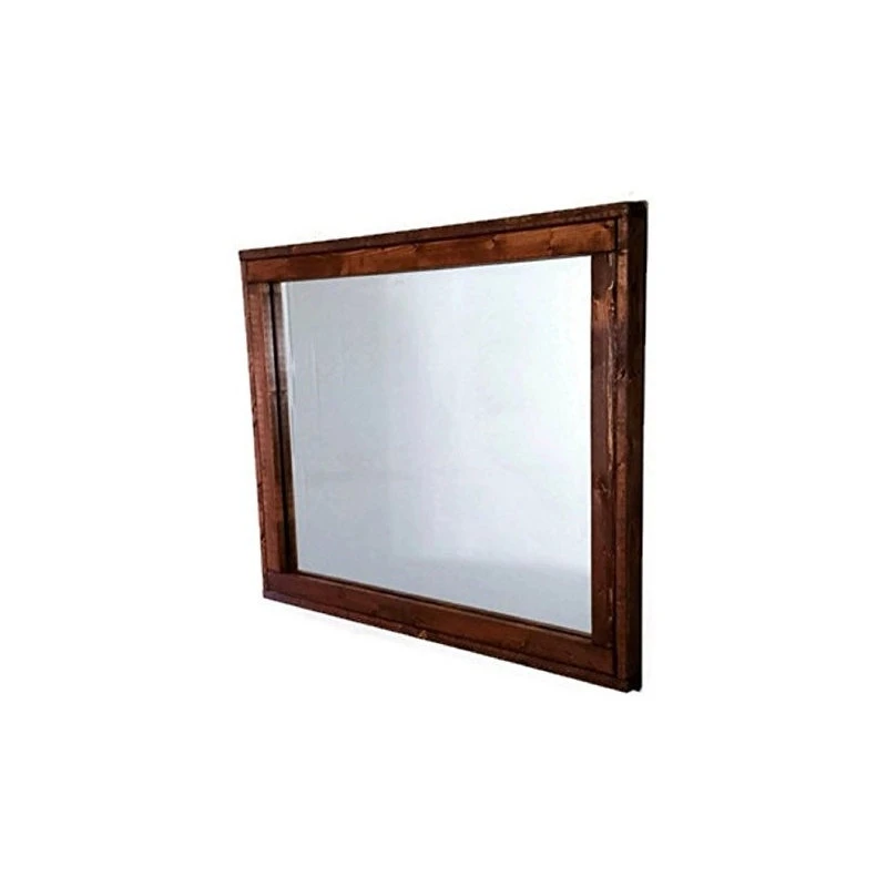 Renewed Decor And Storage Red Oak Sydney Style Vanity Mirror, Horizontally Mounted, 24"x30" 6 Renewed Decor And Storage Red Oak Sydney Style Vanity Mirror, Horizontally Mounted, 24"x30" - Image 4