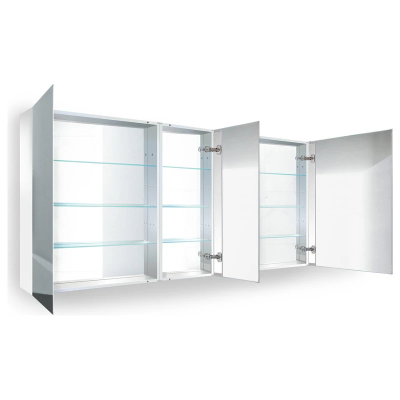 Krugg Reflections Tri-View Krugg Medicine Cabinet Recess Or Surface Mount, 60x30 6 Krugg Reflections Tri-View Krugg Medicine Cabinet Recess Or Surface Mount, 60x30 - Image 4