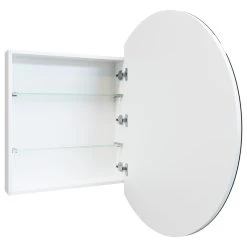 Glass Warehouse Orsa 36 In. W X 36 In. H X 4.75 In. D Medicine Cabinet In White Finish -Laural Home Shop de7185a60320a6a6 4711 w800 h800 b1 p0