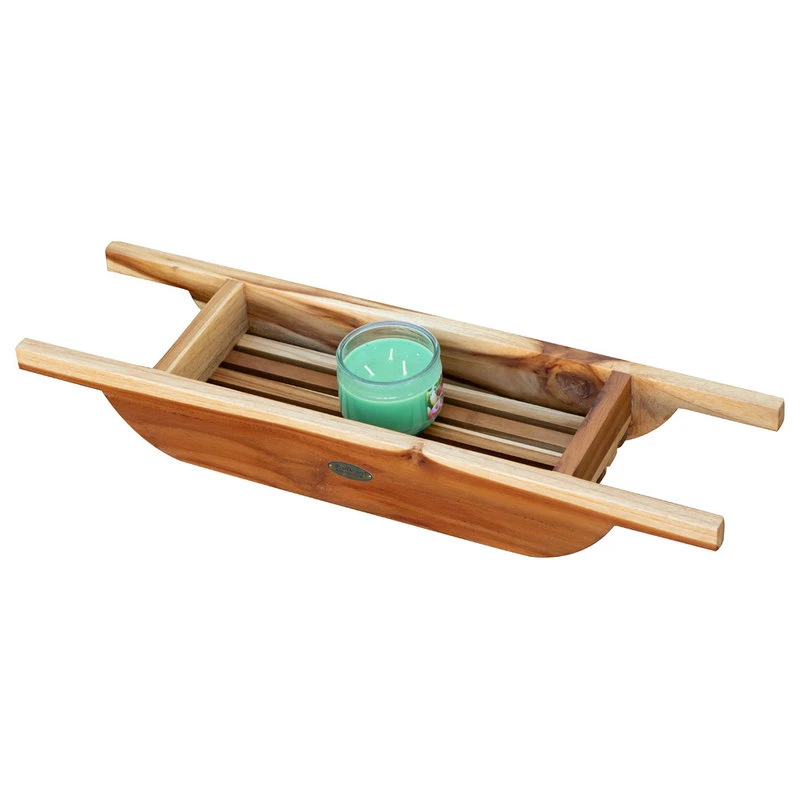 DecoTeak EcoDecors Eleganto Teak Bath Caddy 7 DecoTeak EcoDecors Eleganto Teak Bath Caddy - Image 5