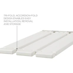 Seachrome Corporation 29" X 15" Removable Tri-Fold Tub Seat, White Molded 4" Slats -Laural Home Shop df210e3c0fff4f70 9509 w800 h800 b1 p0