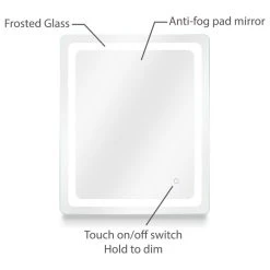 Dyconn Faucet Egret Tri-Color LED Wall Mounted Bathroom Mirror, 30"w X 36"h 8 Dyconn Faucet Egret Tri-Color LED Wall Mounted Bathroom Mirror, 30"w X 36"h -Laural Home Shop dff178630d9794b7 1710 w800 h800 b1 p0