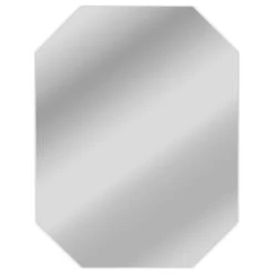 CHLOE Lighting, Inc. CHLOE's Reflection Verical/Horizontal Hanging Octagon Frameless Wall Mirror