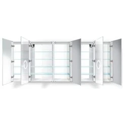 Krugg Reflections USA 102x42 LLRRR, Recessed Or Surface Mount Medicine Cabinet 15 Shelves, LED -Laural Home Shop e1317432014e1f8f 4936 w800 h800 b1 p0