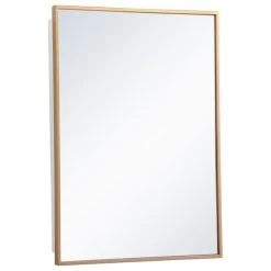 Elegant Furniture & Lighting Metal Mirror Medicine Cabinet 20"x28", Brass -Laural Home Shop e1515c060f576c4b 3347 w800 h800 b1 p0