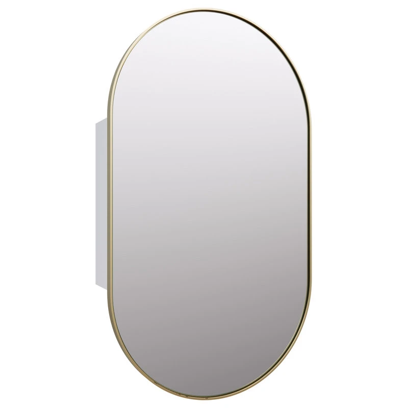 Glass Warehouse Medicine Cabinets, Satin Brass 3 Glass Warehouse Medicine Cabinets, Satin Brass