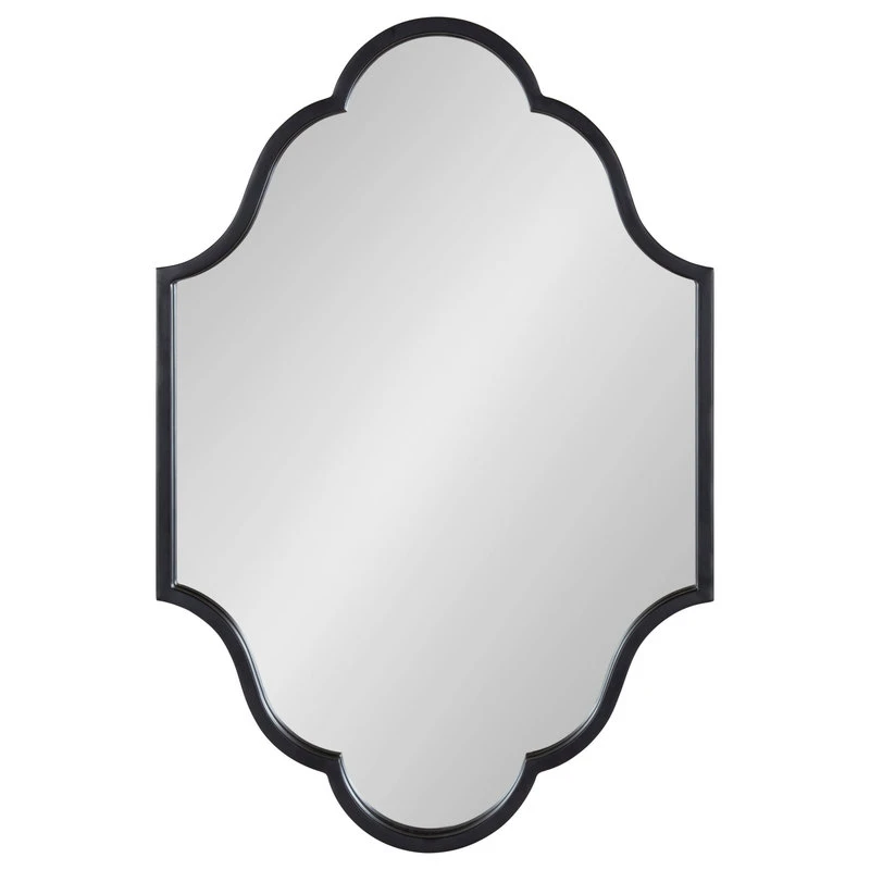 Uniek Rowla Framed Wall Mirror, Black 20x30 4 Uniek Rowla Framed Wall Mirror, Black 20x30 - Image 2