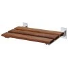 Anzzi Bohemian 18.7 In. Teak Wall Mounted Folding Shower Seat