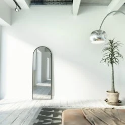 Glass Warehouse Kira 67 In X 24 In Arched Leaner Mirror -Laural Home Shop e27107d000918864 0560 w800 h800 b0 p0