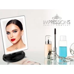Impressions Vanity Company Touch Infinity Makeup Mirror, Black 19 Impressions Vanity Company Touch Infinity Makeup Mirror, Black -Laural Home Shop e291b90f01981bce 3938 w800 h800 b0 p0