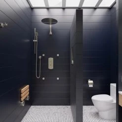 Alfi Trade Brushed Nickel 16" Folding Teak Wood Shower Seat Bench 16 Alfi Trade Brushed Nickel 16" Folding Teak Wood Shower Seat Bench -Laural Home Shop e2e18de00f9b4c96 2787 w800 h800 b0 p0