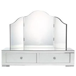 Posh Living Mathew Tri-fold Tabletop Bedroom Vanity Mirror - Frameless 8 Posh Living Mathew Tri-fold Tabletop Bedroom Vanity Mirror - Frameless -Laural Home Shop e2e1bef40fe57ccb 5724 w800 h800 b1 p0
