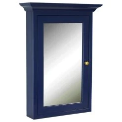 Kitchen Bath Collection Newport Wall-Mounted Medicine Cabinet, Royal Blue -Laural Home Shop e2f175780de538f4 1565 w800 h800 b1 p0