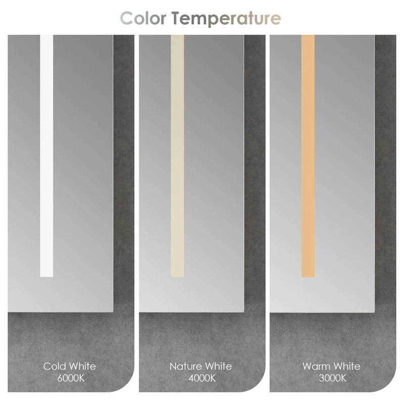 Altair Catola Frameless Surface-Mount/Recessed LED Lighted Bathroom Medicine Cabinet, 4 5 Altair Catola Frameless Surface-Mount/Recessed LED Lighted Bathroom Medicine Cabinet, 4 - Image 3