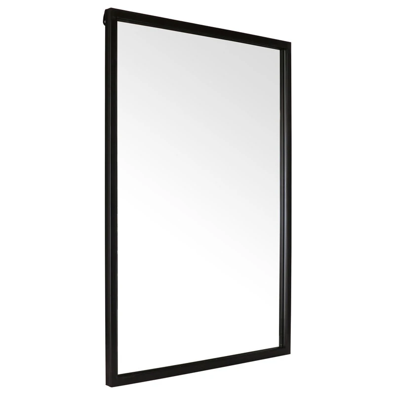 Mirrorize Canada 35"x24" Large Wall Mirror Black Metal Frame Bathroom Vanity Bedroom Decor 7 Mirrorize Canada 35"x24" Large Wall Mirror Black Metal Frame Bathroom Vanity Bedroom Decor - Image 5