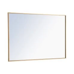 Elegant Furniture & Lighting Contemporary Brass Vanity Mirror -Laural Home Shop e3c167ef02833596 7541 w800 h800 b1 p0