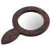 NOVICA Coco Reflection And Coconut Shell Hand Mirror