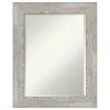 Amanti Art Dove Greywash Beveled Bathroom Wall Mirror - 24 X 30 In.