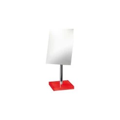 Nameeks Square Magnifying Mirror With Red Base -Laural Home Shop e431a710037b9076 6524 w800 h800 b1 p0