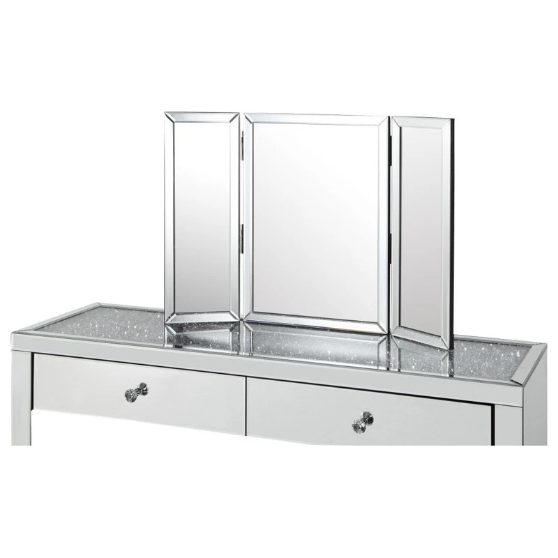 Inspired Home Jada Tabletop Vanity Mirror, Tri Fold, 20x30 7 Inspired Home Jada Tabletop Vanity Mirror, Tri Fold, 20x30 - Image 5