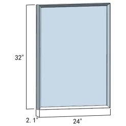 Vinnova 24'' Rectangle LED Lighted Accent Bathroom/Vanity Wall Mirror 25 Vinnova 24'' Rectangle LED Lighted Accent Bathroom/Vanity Wall Mirror -Laural Home Shop e47105f601a9c2b5 6250 w800 h800 b1 p0