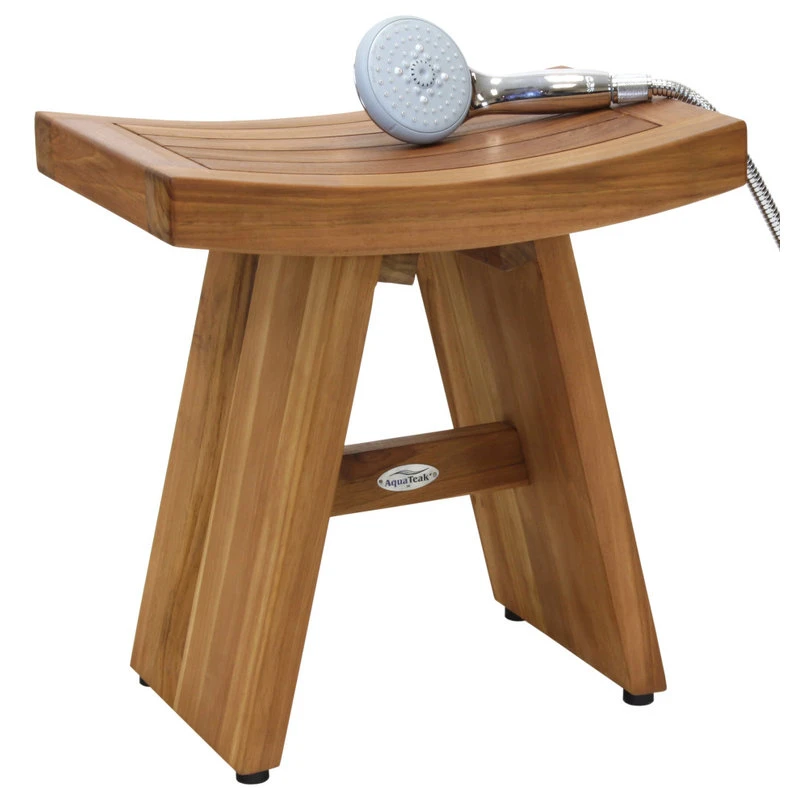 AquaTeak The Original 18" Asia® Teak Shower Bench 16 AquaTeak The Original 18" Asia® Teak Shower Bench - Image 14