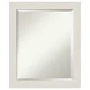 Amanti Art Rustic Plank White Narrow Beveled Bathroom Wall Mirror - 19.5 X 23.5 In. 2 Amanti Art Rustic Plank White Narrow Beveled Bathroom Wall Mirror - 19.5 X 23.5 In. -Laural Home Shop e5e192a80d1d1c0d 5257 w800 h800 b1 p0