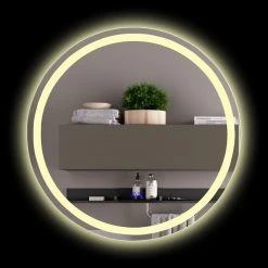 CHLOE Lighting, Inc. CHLOE Lighting LUMINOSITY Round TouchScreen LED Mirror 21 CHLOE Lighting, Inc. CHLOE Lighting LUMINOSITY Round TouchScreen LED Mirror -Laural Home Shop e601d2840fdd4191 5628 w800 h800 b0 p0