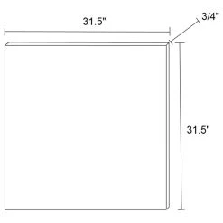 Decor Wonderland Mirrors Decor Wonderland Frameless Square Beveled Mirror -Laural Home Shop e661a3f5042ed672 9037 w800 h800 b1 p0