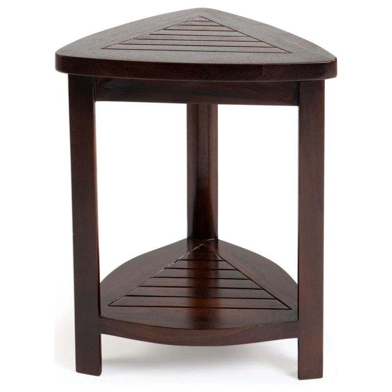 ALATEAK Ala Teak Wood Bath Spa Shower Stool Corner Table Bench Stool Fully Assembled 3 ALATEAK Ala Teak Wood Bath Spa Shower Stool Corner Table Bench Stool Fully Assembled
