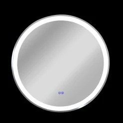CHLOE Lighting, Inc. CHLOE Lighting LUMINOSITY Embedded Round TouchScreen LED Mirror -Laural Home Shop e691dd3400a3ebd1 5613 w800 h800 b0 p0