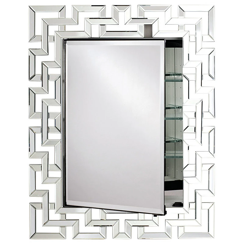 Afina Corporation Radiance Greek Key And Circles Medicine Cabinet, Greek Key 3 Afina Corporation Radiance Greek Key And Circles Medicine Cabinet, Greek Key