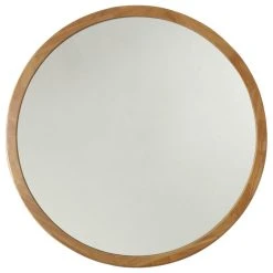 CHLOE Lighting, Inc. Chloe's Reflection Maple Finish Framed Wall Mirror