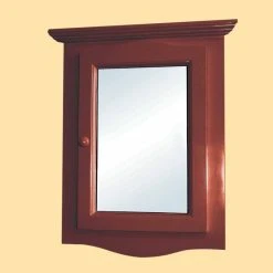 Renovators Supply Manufacturing Cherry Hard Wood Bathroom Corner Wall Mount Medicine Cabinet Mirror -Laural Home Shop e721f2620b58c9a0 7785 w800 h800 b0 p0