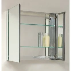 KUBEBATH Kube 30" Mirrored Medicine Cabinet -Laural Home Shop e7d147270789547a 9718 w800 h800 b0 p0