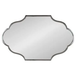 Uniek Rowla Framed Wall Mirror, Silver 23x37 -Laural Home Shop e7e1d7f700c78c54 5385 w800 h800 b1 p0
