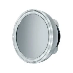 WS Bath Collections Smile Illuminated Magnifying Mirror 3x With Suction Cup Mounting