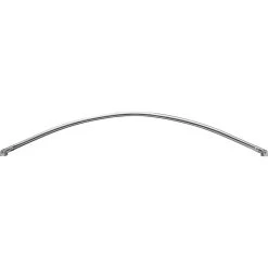 PROFLO PFCSR5 5' Stainless Steel Curved Shower Rod - Brushed Nickel -Laural Home Shop e8d107a502abdd55 0181 w800 h800 b1 p0