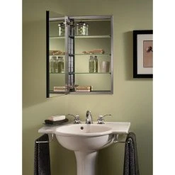 Rangaire Studio IV 15" X 25" Beveled Medicine Cabinet, Recess Mount -Laural Home Shop e901d8a205ae688c 4592 w800 h800 b0 p0